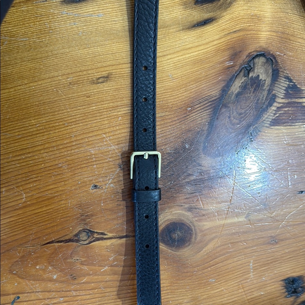 Fossil Genuine Leather Pink and Green Crossbody Bag with Adjustable Strap - Picture 11 of 14